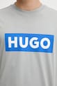 Бавовняна футболка Hugo Blue 50522376 сірий