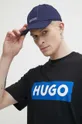 crna Pamučna majica Hugo Blue