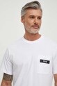 Versace Jeans Couture t-shirt in cotone bianco 76GAHE05.CJ00E