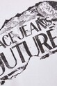 Versace Jeans Couture tricou din bumbac 76GAHE03.CJ00E alb