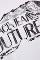 Versace Jeans Couture tricou din bumbac 76GAHE03.CJ00E alb