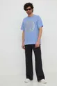 Versace Jeans Couture t-shirt in cotone blu