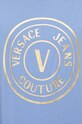 Bavlněné tričko Versace Jeans Couture 76GAHT04.CJ00T modrá