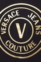 Versace Jeans Couture t-shirt bawełniany 76GAHT04.CJ00T czarny