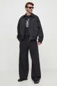 Versace Jeans Couture pamut póló fekete