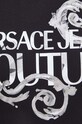 Versace Jeans Couture t-shirt bawełniany 76GAHG00.CJ00G czarny