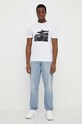 BOSS Orange t-shirt bawełniany 50515626 biały SS24