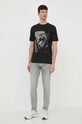 BOSS Orange t-shirt bawełniany 50515626 czarny SS24