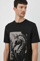 BOSS Orange t-shirt bawełniany czarny 50515626
