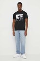 BOSS Orange t-shirt bawełniany 50515626 czarny SS24