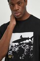 BOSS Orange t-shirt bawełniany czarny 50515626
