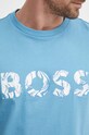 BOSS Orange t-shirt bawełniany 50515997 niebieski