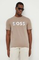 BOSS Orange t-shirt bawełniany beżowy 50515997
