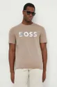 beige Boss Orange t-shirt in cotone
