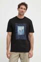 BOSS Orange t-shirt bawełniany czarny 50516012