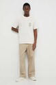 Filling Pieces t-shirt bawełniany 74417129936 beżowy SS24