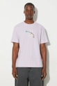 Filling Pieces cotton t-shirt violet 74434051651