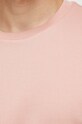 BOSS pamut póló 50511595 rózsaszín