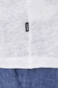 BOSS t-shirt lniany 50511612 biały
