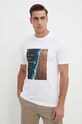 BOSS t-shirt bawełniany biały 50512132