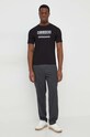 Bavlnené tričko Armani Exchange 3DZTHE.ZJH4Z čierna SS24