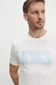 Бавовняна футболка Armani Exchange бежевий 3DZTJG.ZJBYZ