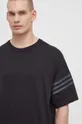 чёрный Хлопковая футболка adidas Originals