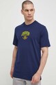 Oblečenie Bavlnené tričko adidas Originals VRCT Short Sleeve IS0184 tmavomodrá