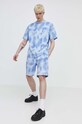 HUGO t-shirt bawełniany 50509986 niebieski SS24
