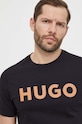 Odzież HUGO t-shirt bawełniany 50513309 czarny