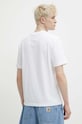 Oblečení Bavlněné tričko HUGO 50513832 bílá