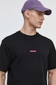 Бавовняна футболка HUGO чорний 50513834