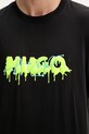 HUGO t-shirt bawełniany 50515282 czarny
