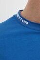 United Colors of Benetton pamut póló 3BL0U108J kék