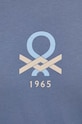 United Colors of Benetton t-shirt bawełniany niebieski 3I1XU100A