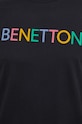 United Colors of Benetton t-shirt bawełniany 3I1XU100A czarny