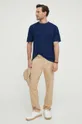 United Colors of Benetton t-shirt in cotone blu navy
