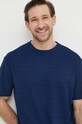 United Colors of Benetton t-shirt bawełniany granatowy 31RKU1080