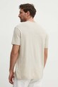 Odzież United Colors of Benetton t-shirt lniany 39IVU1082 beżowy