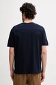 Odzież United Colors of Benetton t-shirt z domieszką lnu 33CMU101R granatowy
