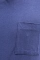 United Colors of Benetton tricou din amestec de in 33CMU101R bleumarin