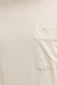 United Colors of Benetton tricou din amestec de in 33CMU101R bej