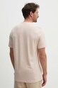 Odzież United Colors of Benetton t-shirt z domieszką lnu 31NUU1051 różowy