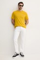 Хлопковая футболка United Colors of Benetton 3MI5J1AF7 жёлтый SS25