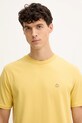 Памучна тениска United Colors of Benetton жълт 3MI5J1AF7