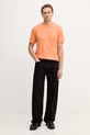 United Colors of Benetton t-shirt bawełniany 3MI5J1AF7 pomarańczowy AW25