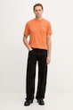 United Colors of Benetton pamut póló 3MI5J1AF7 narancssárga AW25