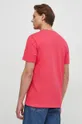 Pamučna majica United Colors of Benetton roza