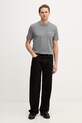 United Colors of Benetton t-shirt bawełniany 3MI5J1AF7 szary AW25
