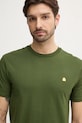 United Colors of Benetton t-shirt bawełniany zielony 3MI5J1AF7